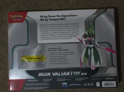 Pokemon Iron Valiant Ex Box - Trading Card Game - TCG - Brand New & Sealed - Image 2