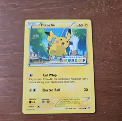 Pokemon TCG Pikachu Build-A-Bear Workshop Promo 20/108 Promo Card - Image 1