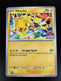 Pikachu SVP 225 2025 World Championships Promo Card Pokemon TCG - NM! - Image 1