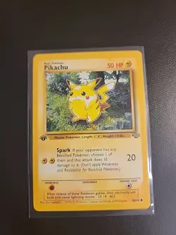 Pikachu 1st Edition 60/64 Jungle Card Regular Pokemon TCG - Image 1