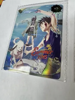 2 Cards Naruto KaYou Summer Vibes Promo PR Waifu Sakura Ino Hinata Tenten Pool - Image 3