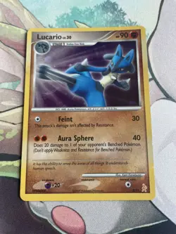 Lucario 3/11 Trainer Kit Holo Pokemon Card LP - Image 1