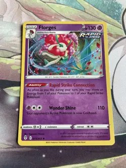 Florges 073/203 Evolving Skies Rare Holo Pokemon Card NM - Image 1