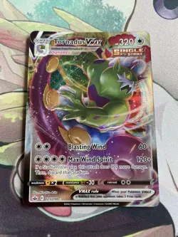 Tornadus VMAX 125/198 Chilling Reign Ultra Rare Holo Pokemon Card NM - Image 1