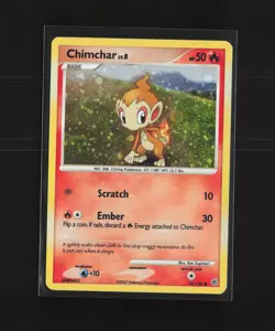Chimchar 76/130 Diamond & Pearl Cosmos Holo Common Pokemon Card - Image 2