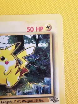 1999 Pokemon TCG Pikachu Card 60/64 Jungle 1st Edition Red Cheeks NM - Image 5