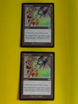 Fluctuator x2 . RAre Artifact MTG 2 Card. Urza's Saga. Old Vintage - Image 1