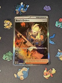 Pokemon Cards Boss’s Orders 265/193 Illustration Rare Paldea Evolved - (NM) - Image 1