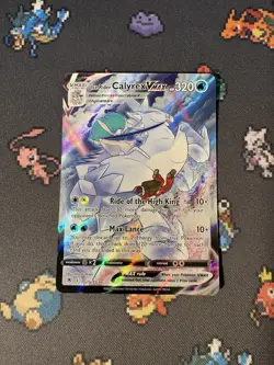 Pokemon Cards Ice Rider Calyrex VMAX TG15/TG30 Astral Radiance - (NM) - Image 1