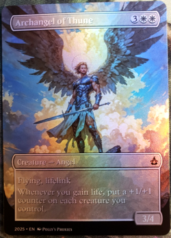 Archangel of Thune FOIL (MISCUT) Proxy Playtest Card with Custom Art Design - Image 1