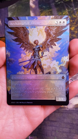 Archangel of Thune FOIL (MISCUT) Proxy Playtest Card with Custom Art Design - Image 2
