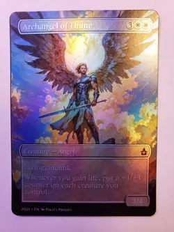 Archangel of Thune FOIL (MISCUT) Proxy Playtest Card with Custom Art Design - Image 3