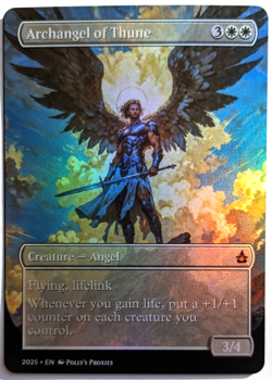 Archangel of Thune FOIL (MISCUT) Proxy Playtest Card with Custom Art Design - Image 4