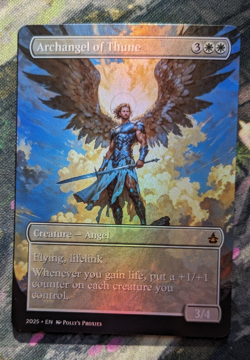 Archangel of Thune FOIL (MISCUT) Proxy Playtest Card with Custom Art Design - Image 5