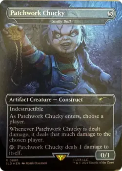 Patchwork Chucky - Stuffy Doll [Secret Lair Drop Series] Magic MTG - Image 1