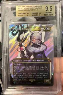 MTG Final Fantasy Borderless Surge Foil Y'shtola Night's Blessed BGS Gem Mint - Image 1