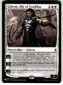 Gideon, Ally of Zendikar The List Reprints Regular MTG NM - Image 1