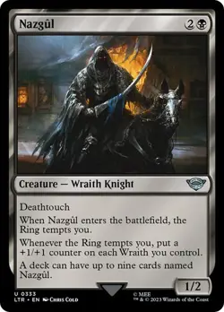 Nazgul / Nazgul - 333 - LOTR - NM - Magic The Gathering - MTG - Image 1