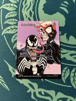 Infernal Grasp Borderless NON Foil Marvel’s Spider-Man Eternal Legal MAR MTG M - Image 1