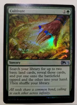Cultivate Core Set 2021 Foil - MTG - Image 1