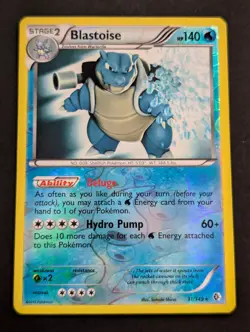 Blastoise 31/149 Boundaries Crossed Reverse Holo Pokemon TCG LP - Image 1