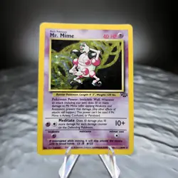 Mr. Mime Holo 6/64 Jungle Set Pokemon TCG WOTC 1999 Rare Holofoil VTG MP ⭐ - Image 1