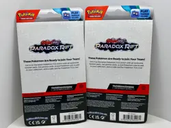 Lot of 2 PoKeMoN TCG Booster Packs PARADOX RIFT Glimmora / Glimmet NEW SEALED - Image 3