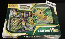 Pokemon TCG Leafeon V STAR Special Collection 699-17154 - Image 1