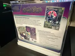 Scarlet And Violet Pokemon Center ETB Miraidon Sealed W/Protective Case - Image 2