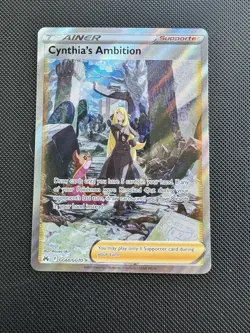 Pokemon TCG: Cynthia’s Ambition Ultra Rare GG60/GG70 Crown Zenith - Image 1