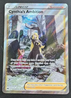 Pokemon TCG: Cynthia’s Ambition Ultra Rare GG60/GG70 Crown Zenith - Image 2