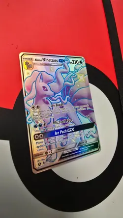 ✨Shiny Alolan Ninetales GX✨ Pokemon Hidden Fates: Shiny Vault SV53/SV94 NM - Image 4