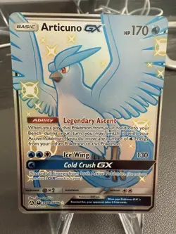Pokemon TCG Articuno GX SV54/SV94 Hidden Fates: Shiny Vault Full Art Holo - Image 1