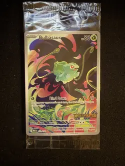 Pokemon TCG Bulbasaur 133/132 (Mega Evolution Stamped) NM Sealed - Image 1