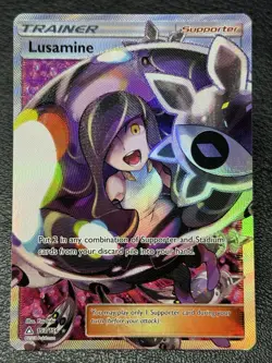 Lusamine 153/156 - Full Art Ultra Rare - Pokemon TCG: Ultra Prism - MP+ - Image 1
