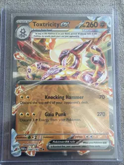 Toxtricity EX 100/182 S&V Paradox Rift Double Rare Tera Holo Pokemon TCG 2023 - Image 1