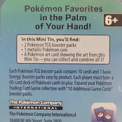 2020 Pokemon TCG Collectors Galar Pal Mini Tin Sobble Art NEW SEALED Small Dent - Image 2