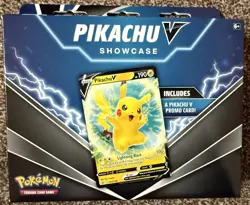 Pokemon TCG - Sword and Shield - Pikachu V Showcase - Contains 3 x Booster Packs - Image 1