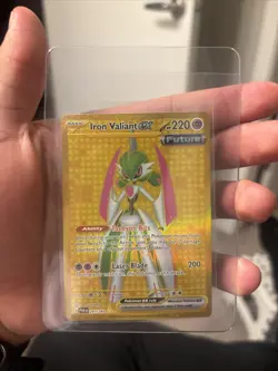 Pokemon TCG Iron Valiant EX 261/182 Sv04: Paradox Rift Holo Full Art Hyper Rare - Image 1