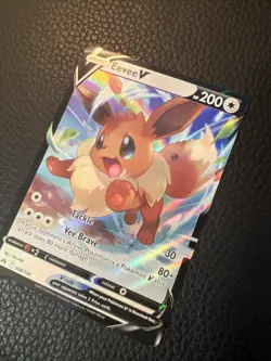 Eevee V 108/159 Ultra Rare Crown Zenith P1 Pokemon TCG Pack Fresh Near Mint - Image 2