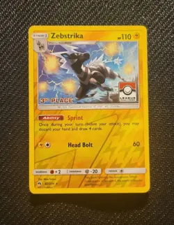 Zebstrika - 3rd Place - 82/214 - League Challenge Reverse Holo Promo - Pokemon - Image 1