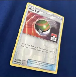 Pokemon Sun & Moon Set - Nest Ball Reverse Holo League Cup Promo Stamped - Image 2