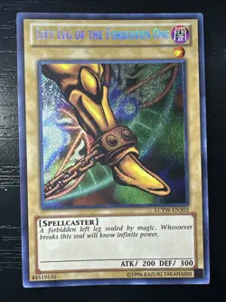Left Leg Of The Forbidden One - LP - LCYW-EN303 - Secret Rare - Unlimited - Image 1