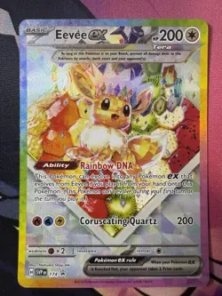 Eevee ex 174 SPC Promo - SV: Scarlet & Violet - Near Mint NM - Pokemon Card TCG - Image 1