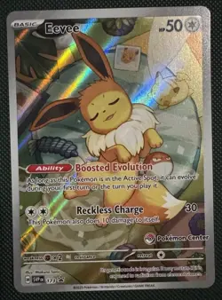Pokemon TCG Eevee 173 (Pokemon Center Exclusive) SV Promo Cards Holo - Image 2