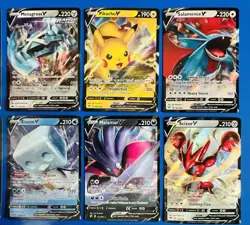 Lot of (28) 2020 Pokemon ‘V’ Full Art Holo TCG Cards; NM + Condition - Image 3