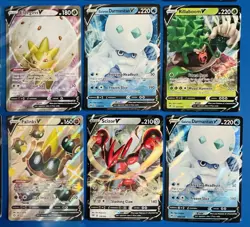 Lot of (28) 2020 Pokemon ‘V’ Full Art Holo TCG Cards; NM + Condition - Image 5