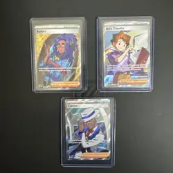 Pokemon Full Art Bill’s Transfer, Raifort & Cyrano Trainer 3 Card Lot - Image 1