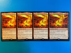 MTG 4x Jaya's Immolating Inferno Dominaria Modern Magic the Gathering Card x4 NM - Image 1