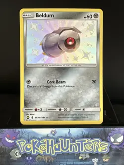 Pokemon Card Beldum SV30/SV94 Hidden Fates Shiny Vault Near Mint - Image 1